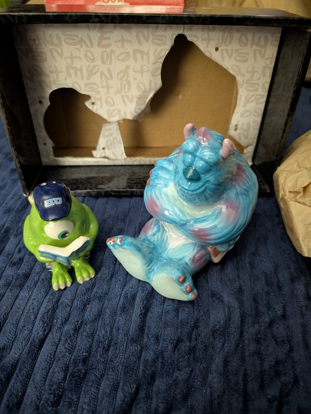 Monsters University Mike Wazowski & Sulley Ceramic Salt And Pepper Shakers